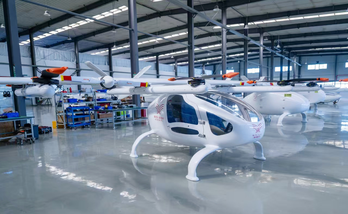 EV4 passenger hydrogen fuel cell eVTOL subscale prototype aircraft EV4 passenger hydrogen fuel cell eVTOL subscale prototype aircraft